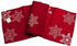 SARO LIFESTYLE 70196 1-Piece Snow Crystal Runner Oblong Tablecloth, 16 by 70-Inch, Red...