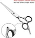 Chibuy Dog Grooming Scissors with Safety Round Tips, 4CR Stainless Steel Heavy-duty titanium coated Professional Pet Grooming Scissors for Dogs, C...