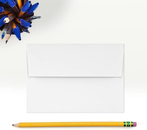 LUXPaper 4Bar A1 Invitation Envelopes | Peel & Press | 3 5/8" x 5 1/8" | White | 24lb. Text | 50 Qty...