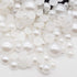 500pcs 6mm Half Pearl Bead Flat Back Half Round Pearl for DIY Decoration (White)...