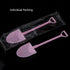 Colorful Novelty Disposable Plastic Shovel Shape Dessert Spoon, Set of 100...