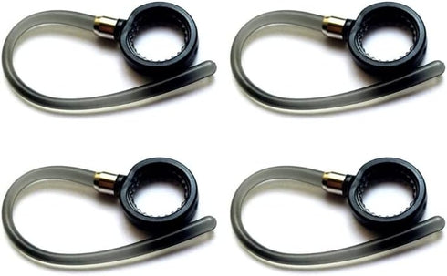 Zotech 4pcs Black Earhooks for Motorola Headsets HX550 H17 H17txt H525 H19 H19txt Boom 2+ Boom 2 Boom HX600 Elite Flip HZ720...