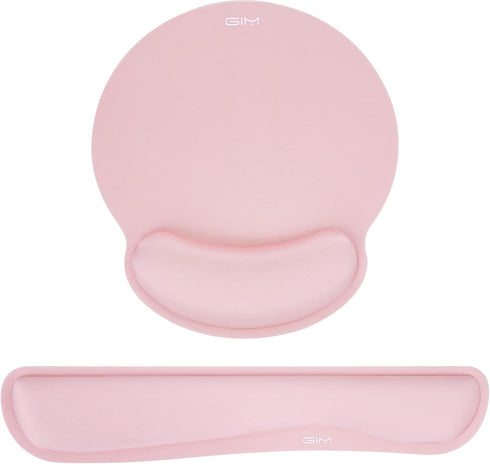 GIM Ergonomic Keyboard Wrist Rest and Mouse Pad with Wrist Support, Memory Foam Mouse Cushion Anti-Slip Computer Wrist Rest Pad for Comfortable Ty...