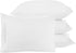Clara Clark Pillow Cases Queen - Ultra Soft Pillow Cover, Lightweight Microfiber Pillow Cases Set of 4 - Envelope Closure Pillowcases, White....