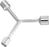 uxcell Y Type 3 Way Hex Socket Wrench, 13mm 16mm 18mm Combination Repair Spanner Tool, 3-inch...