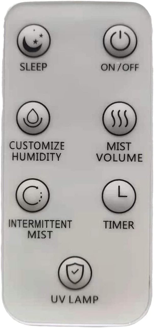Remote Control for Honovos 8L 2.1Gal Ultrasonic Cool Mist Top Fill Humidifier...