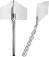 4Pcs Stainless Steel Drywall Corner Tool Set, 2 Inch Inside & Outside Corner Trowel Concrete Tools Hand Tools, Drywall Plaster Tools for Bricklayi...