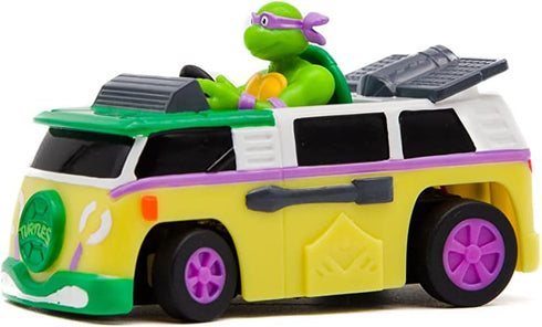 Teenage Mutant Ninja Turtles 3" Micro Shell Racers, Donatello, Ages 5+ - 2.4 Ghz Rc Vehicle with Turtle Half Shell Controller - Collect All 4!...