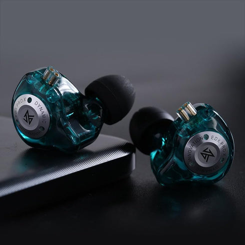 Linsoul KZ EDX Pro X in Ear Earphone, Single Dynamic Driver HiFi in-Ear Monitor with Ergonomic Shape, Wired Gaming Earbud, Detachable Cable for Au...