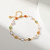 Butterfly Anklet for Women 14K Gold Plated Summer Colorful Crystal Butterfly Pearl Ankle Bracelet (Pearl,Gold)...