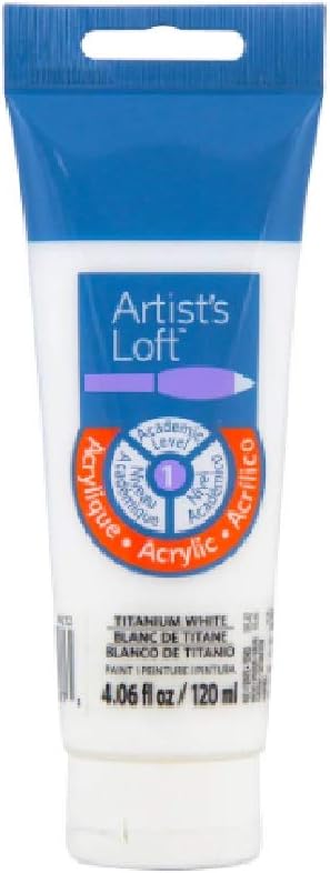 Artist's Loft Acrylic Paint 4 oz (Titanium White)...
