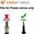 Presta Valve Caps Blue,Plastic Bike Dust Caps Tire - Bicycle Presta/French Valve stem Cover for MTB Mountain/Road Bikes, Bike Accessories,Outdoors...