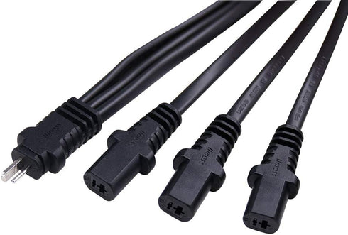 Fromann 45 Inches W Cable 2 Pin Splitter Connect Three Motors to One Transformer Extension Cords Replacement...