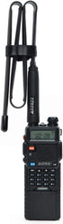 ABBREE SMA-Female Dual Band 144/430Mhz Foldable 72CM/28.3 Inch Length CS Tactical Antenna for Baofeng UV-5R BF-F8HP Pro 5RM K5PLUS UV-82 BF-888S G...