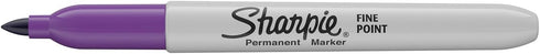 Sharpie Permanent Markers, Fine Point, Purple, Box of 12...