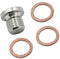Alpha Rider Crankcase Engine Oil Drain Plug and Washers for Polaris RZR 570 800 900 1000, Sportsman 570 600 700 800 850 1000, Ranger 570 700 800 9...