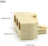 Modular Telephone Splitter Adapter RJ11 6P4C Snap-In Male to Female 3-Way Line Socket Triplex Divider Connector RJ11 Phones Plug Jack Cord Cable W...