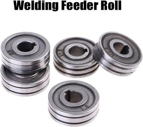 MIG MAG Welding Feed Roller Wire Drive Wheel 0.6mm 0.8mm 1.0mm Knurl K Groove for Steel Aluminum Flux Cord Wire Welding Machine Accessory Solderin...