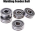 MIG MAG Welding Feed Roller Wire Drive Wheel 0.6mm 0.8mm 1.0mm Knurl K Groove for Steel Aluminum Flux Cord Wire Welding Machine Accessory Solderin...
