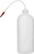 EISCO Wash Bottle, 1000ml - Polyethylene - Translucent, Unbreakable - Screw Cap with Flexible Delivery Tube for Dispensing Liquid - Includes Tube ...