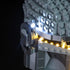 Kyglaring LED Light Kit for Mandalorian Lego Set, Lights Set Designed for Lego The Mandalorian Building Model Kit - Without Lego Helmet 75328 Set ...