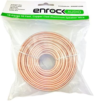 Enrock 50 Feet 16 Gauge Speaker Wire...