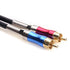 Tisino XLR to RCA Y-Cable - 6.6 feet, XLR Female to Dual RCA Adapter Y-Splitter Duplicator Lead Unbalanced Stereo Audio Interconnect Cable...