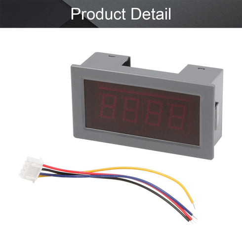 Fielect Digital AC Voltmeter Panel AC 0-300V LED Digital Volt Voltmeter Panel AC Voltmeter, 3 1/2 Digit...