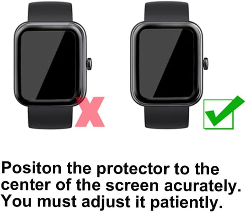 3D Screen Protectors Compatible with SOMTLERK A221 1.91” Smartwatch, 3pcs...