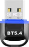 USB Bluetooth 5.4 Adapter for PC 2024, Plug and Play Bluetooth Dongle Receiver with BR+EDR+BLE+LMP13.X, Long Range Support Windows 11/10/8.1 for D...