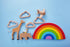 Wooden Rainbow, Stacking Learning Toy for Kids Toddlers Baby, 7 Pieces Bright Colors Rainbow, Building Blocks Game. Rainbow Arch Puzzle Tunnel....