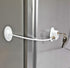 1 Pack Refrigerator Lock with 2 Keys, Refrigerator Lock Dorm Freezer Door Lock and Child Safety Cabinet Lock with Strong Adhesive....