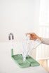 Ubbi On-The-Go Drying Rack and Brush Set, includes Travel Case and Bottle Brush for Compact Storage, Holds Up to 8 Bottles, Baby Travel Accessorie...