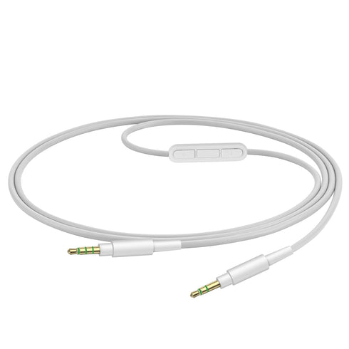 GEEKRIA Audio Cable with Mic Compatible with Skullcandy Hesh Evo, Hesh 3, Crusher Evo Headphones Cable, 3.5mm to 3.5mm Replacement Stereo Cord wit...