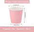 Bathroom Paper Cups 3oz 50 Count, Disposable Mouthwash Paper Cups, Pink Small Cup for Mouthwash Cups, Espresso Cups, Medicine Cups...
