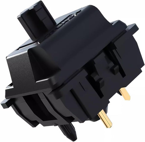 Gateron Oil King v2 Keyboard Switches,Linear Key Switches Compatible 5 Pin 55gf Pre-lubed Black,for MX Mechanical Keyboard(Oil King,10Pcs)...