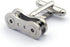 Silver Tone Motorcycle Biker Mechanic Chain Link Cufflinks Cuff Links...