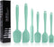 Silicone Spatulas Set, Rubber Spoon Spatula Heat Resistant Spoonula One Piece Design Seamless Spatula Non-Stick Scrapers Baking Mixing Tool (Light...