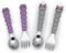 melii Toddler and Kid Feeding Spoon & Fork Set, Stainless Steel, BPA Free, Dishwasher safe (Cat & Bulldog 4pc)...