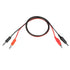 Cable Banana Plug,Output Cable Line Banana Plug Clip Wire 30v 5a for Adjustable Dc Regulated Power Supply,Cables Test Leads for Multimeter,80cm...