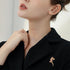 Rhinestone Gecko Lizard Brooch Pin for Women Girls Gold Plated Fashion Crystal Animal Brooches Lapel Pins Cute Dress Accessories Holiday Birthday ...