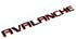 Yoaoo 1x OEM Avalanche Nameplate Redline Letter Emblem 3D Badge Compatible with Avalanche Original Red Line...
