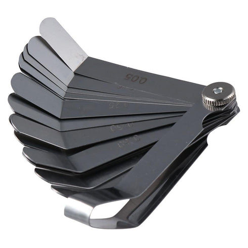 Offset Feeler Gauge Stainless Steel Measuring Tool Silver Measuring Gap Width/Thickness Durable Curved Feeler Gauge Woodworking Measurement...