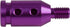 X AUTOHAUX M10 X 1.5 Car Universal Purple Gear Shift Knob Adapter for Non Threaded Shifter...