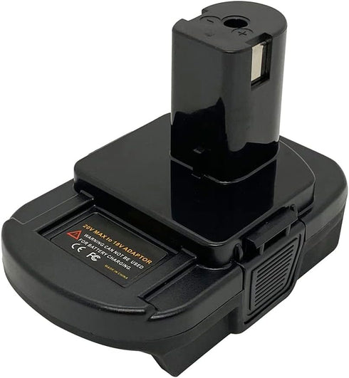 Converter for Black&Decker/Porter Cable/Stanley to Ryobi Battery Adapter, Compatible with Black&Decker/Porter Cable/Stanley 20V Lithium-Ion Batter...