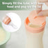Haakaa Silicone Baby Food Dispensing Spoon Feeder 4oz - Infant Squeeze Cereal Feeder, Baby Fresh Food Feeder, Feed Bottle for Puree, Solid Baby Fo...
