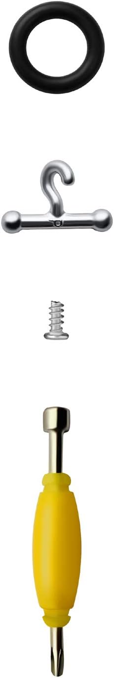 EBCO 50Pcs T Hooks+50Pcs O-Rings +120Pcs Screws+2Pcs Spanner Repair Part Set for 3.75” G.i Joe Action Figure Replacement Accessories...