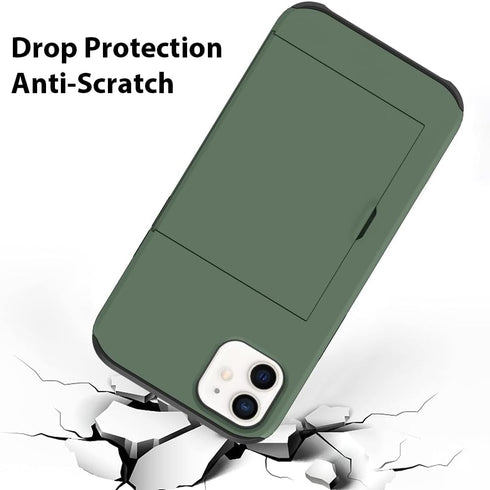 ZIYE for iPhone 12 Mini Case with Card Holder,for iPhone 12 Mini Wallet Case Anti-Scratch Dual Layer Hidden Pocket Case Shockproof Cover Compatibl...