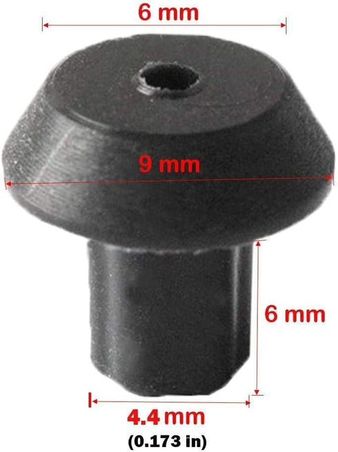 Rubber Grate Feet Kit for Bosch/Thermador 413552 - Stove Range Grates-16 Pack - New