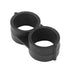 24pcs Black Tubing End Closure, Figure 8 End Fitting Drip Tubing 5/8 inch Drip Fitting, Irrigation Accessories End Closure for Garden Greenhouse S...